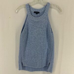J.Crew Sweater‎ Halter Top Point Sur Tank Womens XS Blue